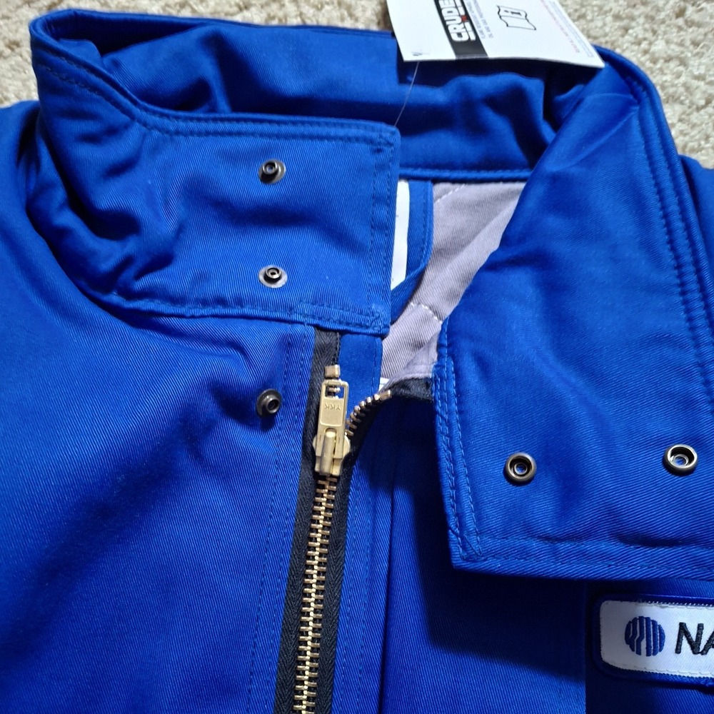 Crude FR Insulated Work Jacket 2XL TALL CAT2 ATPV12 2112 Quilt Lined RPS 586 - Picture 8 of 16